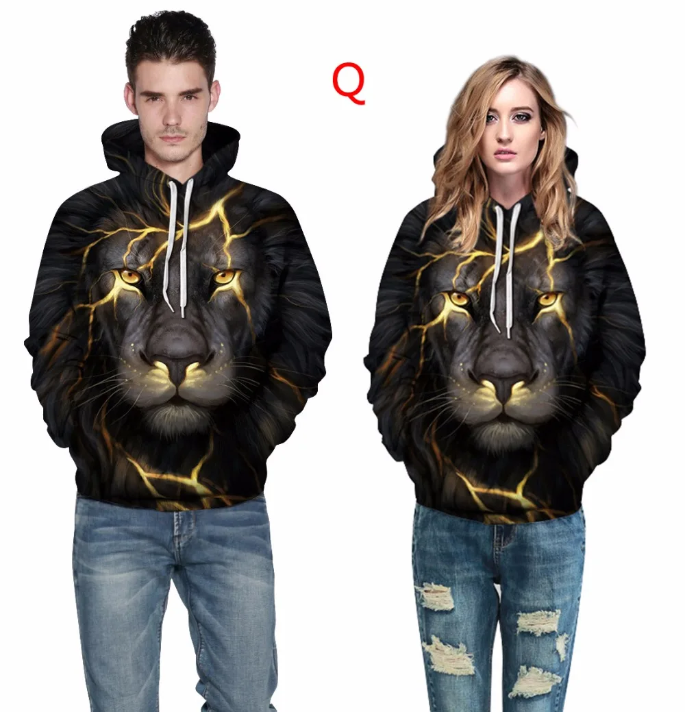 3D lightning lion hoodies sweatshirts (5)