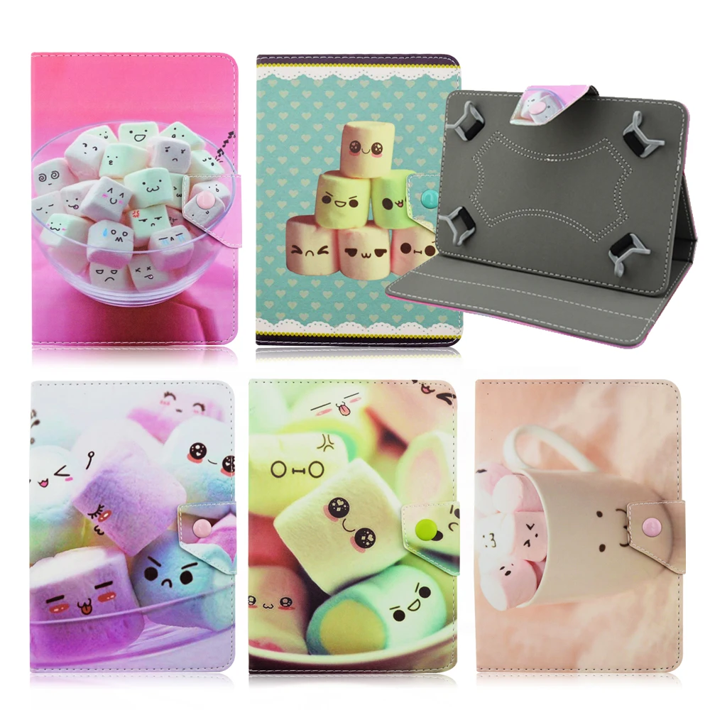 

Cotton candy Leather Case Cover For Huawei MediaPad 7 Lite For Samsung Galaxy Tab 3 7.0 Universal Android Tablet PC PAD M4A92D