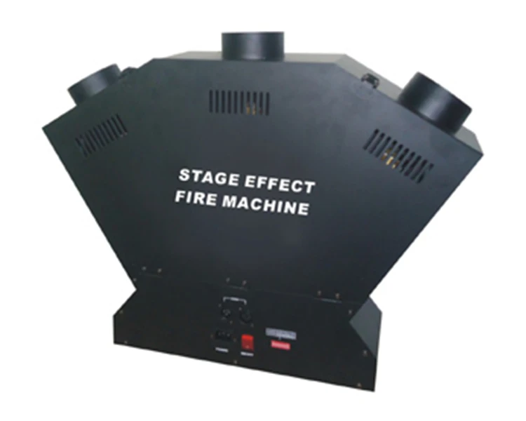 1 шт./лот 1-3 м высота пламя проектор пожарная машина DMX крутые эффекты 220 Вт тройное пламя проектор