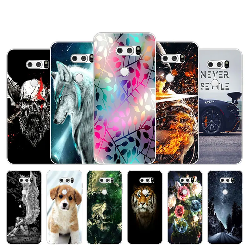 

Phone Cases For LG V30 H930 H933 Soft Transparent Silicone For V30 H930 H933 Back Cover for LG V30 H930 H933 Crystal Shell Coque