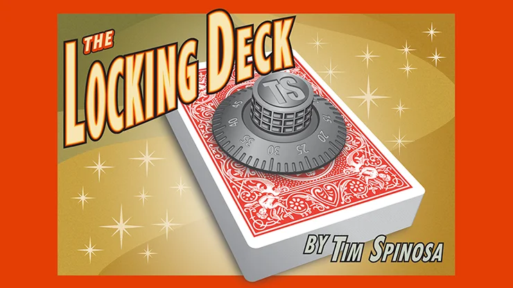 

The Locking Deck (Gimmick+online Instruct) by Tim Spinosa Card Magic Tricks Illusions Street Professional Magician Funny Street