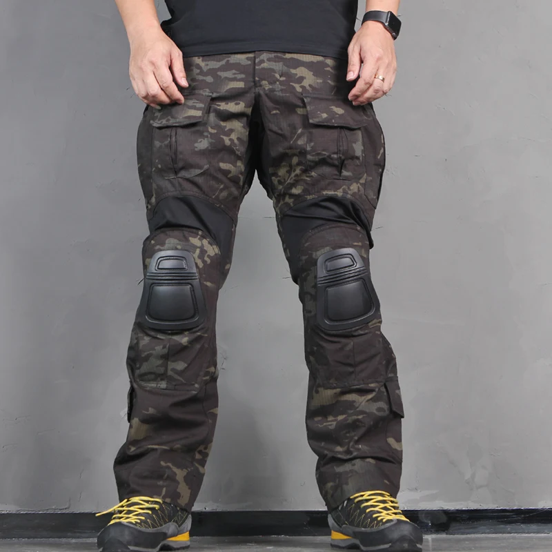 Men Tactical Bdu G3 Combat Pants BDU Military Army Pants with Pads ...