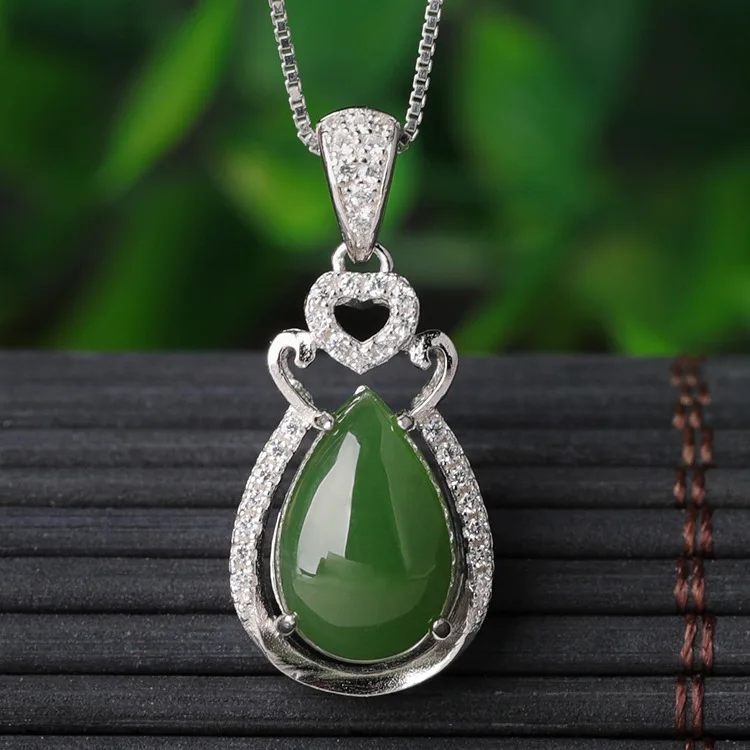 

Cluci Cage Pendants Pendants Choker Necklace Natural Hetian Pendant 925 Inlaid With Certificate Of National Wind Hollow Out