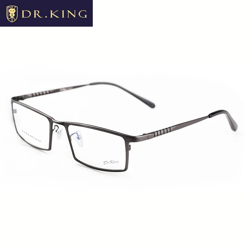 Dr.King optical pure titanium computer glasses frame for men wrap