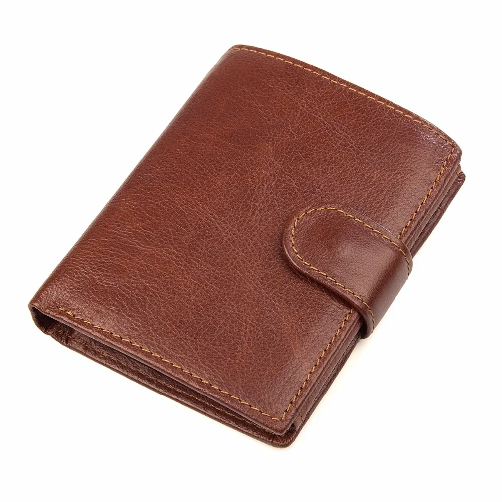 

J.M.D Top Quality Genuine Leather Short Wallet Men's Fashion Card Holder Money Pocket Causal Wallet Business Card Case 8149X