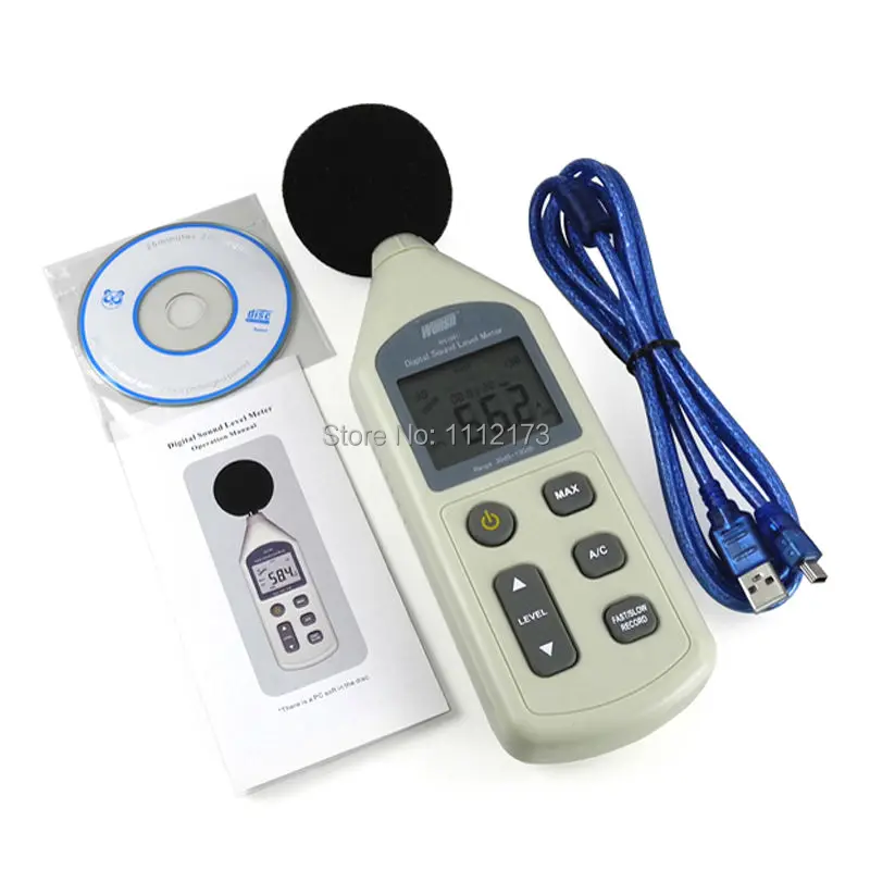 WS1361 30 130dB LCD Digital Sound Level Meter Noise Measuring