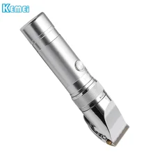KM-9801 Professional hair clipper Aluminum Alloy Rechargeable Electric Hair trimmer kemei Hair Removal Hair cutting machine