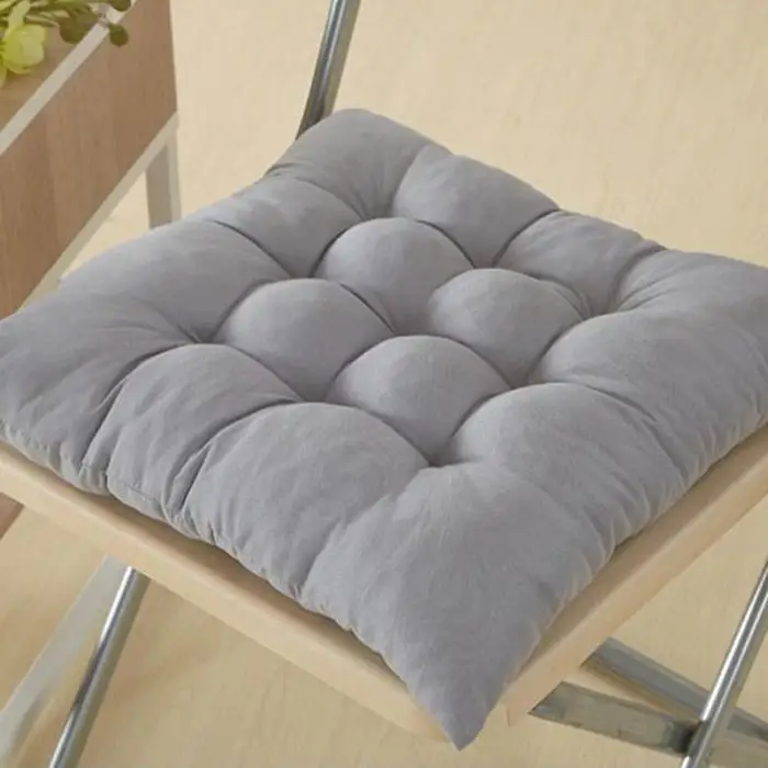 40*40 см зимняя домашняя офисная декоративная подушка для сиденья, одноцветная удобная барная подушка для дивана, дивана, ягодиц, подушки для стула TB S