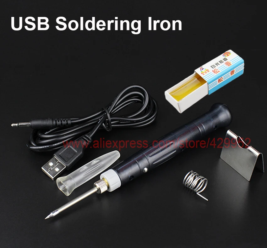Портативный Электрический паяльник с мини USB мощностью 5 в 8 Вт инструмент для