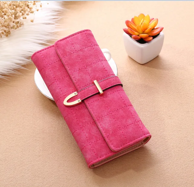 

Women's Wallet Matting Diamond Lattice Ma'am Long Fund Wallet women wallets purses