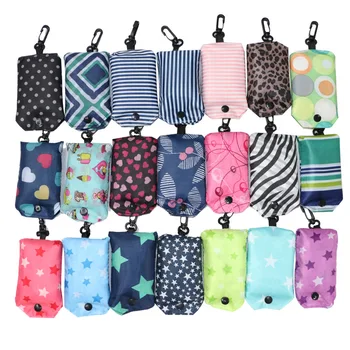 

Reusable Shopping Bags Women Foldable Tote Bag Portable Cloth Eco Grocery Bag Waterproof Folding Large Capacity Handbags