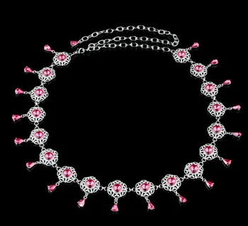 

Bellydance 2018 New Belly Dance Diamond Chain Women's All-match Decoration Rhinestone Waist Belt 5002