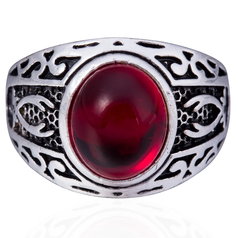 20~27Day Delivery++ Size 7-15 Red Stone ZULFIQAR Sword ring Middle ...