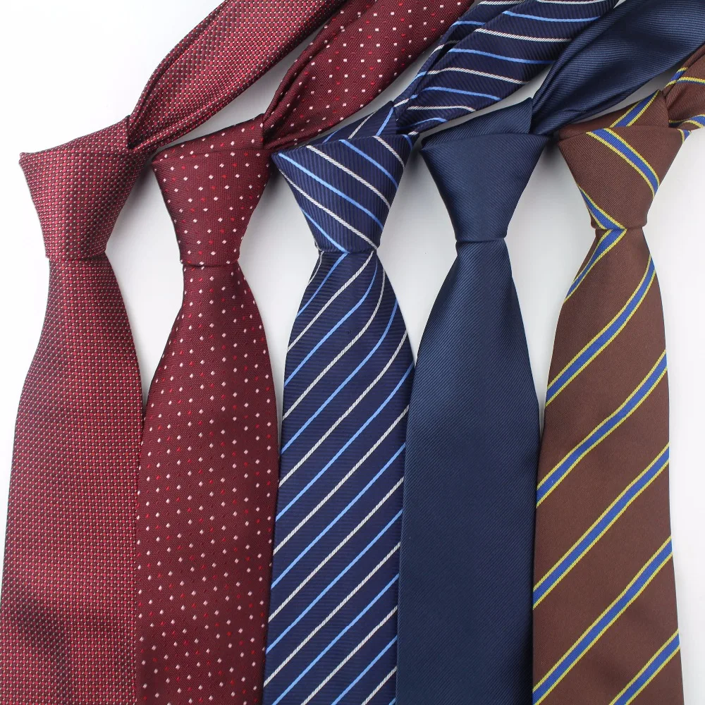 Mens Business Tie Formal Striped Designer 8cm Jacquard Wedding Necktie Narrow 3.15inch Classic