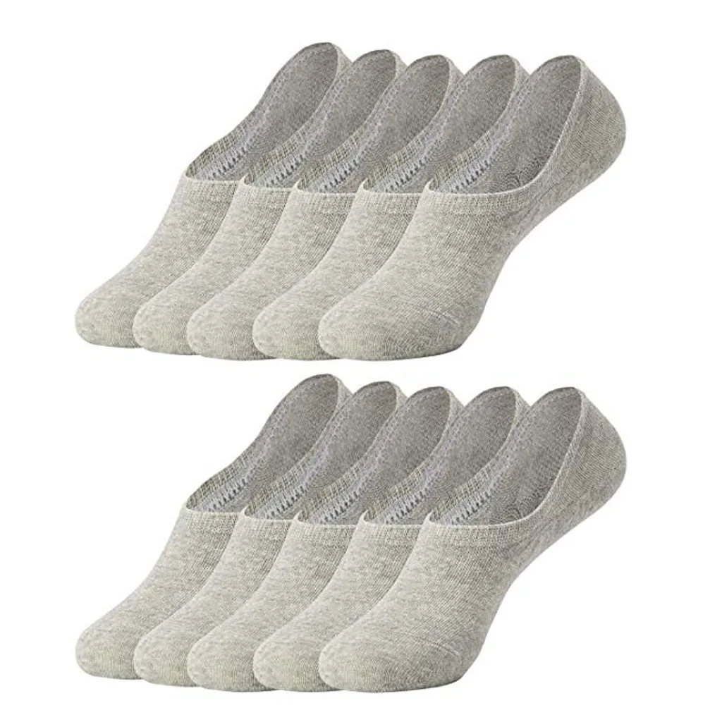 10 пар женский мужской носок хлопок удобные тапочки короткие носки невидимые носки Новые унисекс однотонные тонкие носки