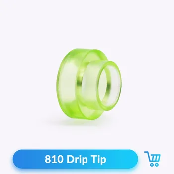 

Quartz Banger 2pcs/lot 810 Drip Tip Green for V8 Goon V12 Tank RDTA Atomizer Vape 810 Mouthpiece E Cigarettes Accessories