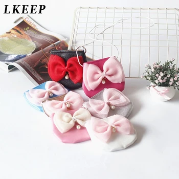 

New Cute Mini Bags Children Bowknot Handbag For Girls Cartoon PU Leather Shoulder Bag Kids Fashion Messenger Bags Girl Clutch