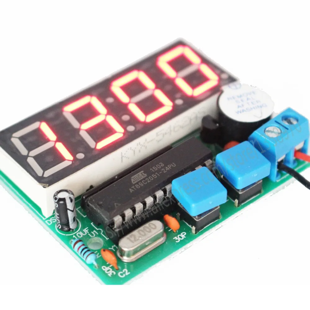 1 шт. высокое качество C51 4 биты электронные платы часы Production Suite DIY Наборы c51 точное