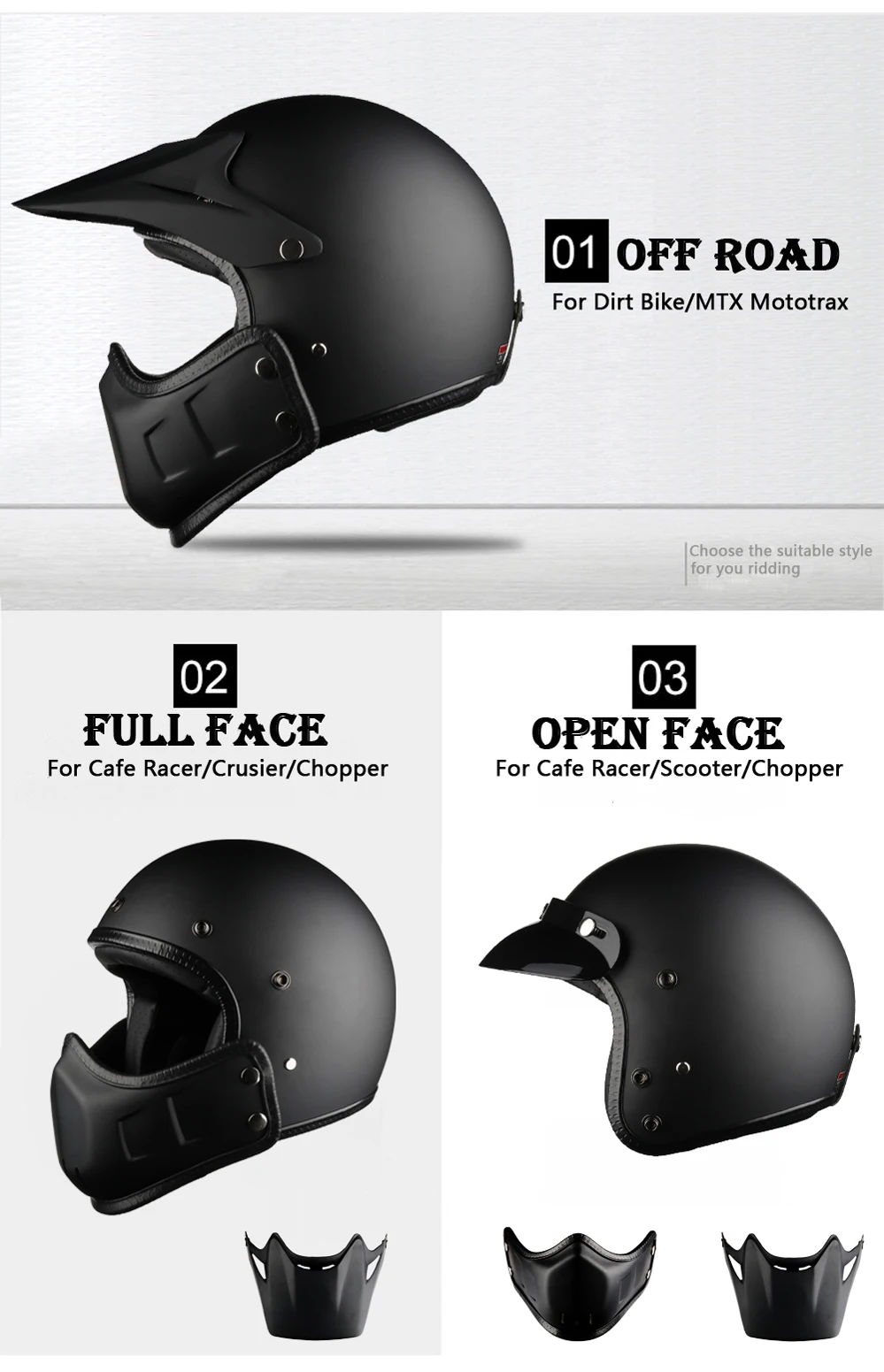 Винтажный moto cross moto rcycle шлем Ретро Кафе Racer Vespa открытое лицо каск полное лицо casco moto модульный Мото шлем в горошек