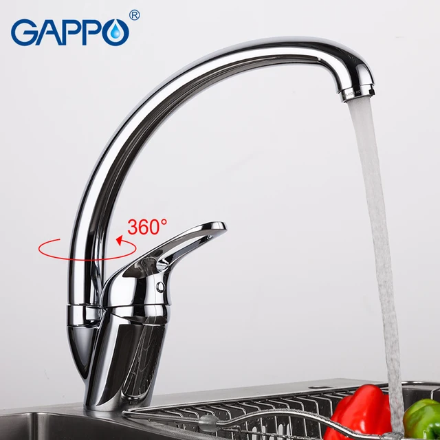 Cheap GAPPO brass faucet single kitchen mixer faucet kitchen water tap kitchen faucet sink single handle bathroom tap handles         