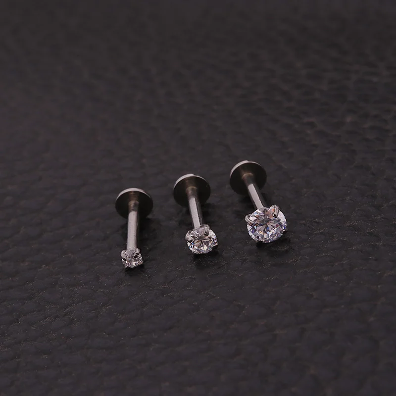 Sellsets 16 г губной пирсинг губная серьга гвоздик для козелка Lobe Conch плотный
