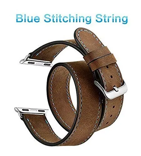 Double Tour Watch band for apple seires 1 2 3 38-42mm strap  (2)