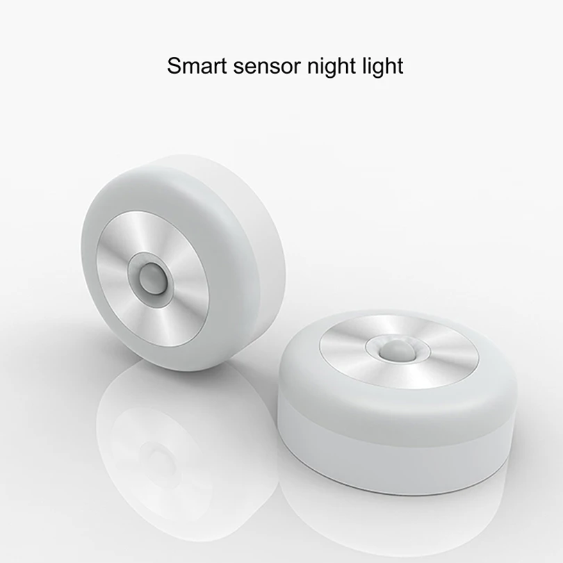 Новый smart ИК ПИР светодиодный датчик движения ночник для ванной кухонный шкаф коридор Кабинета СВЕТОДИОДНЫЕ Лампы Сенсор свет AAA батареи
