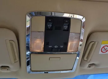 

2018 2016 2017 For Toyota Land Cruiser Prado FJ150 2014 2015 ABS Chrome Inner Roof Dome Front Reading Light Cover 1pcs/set