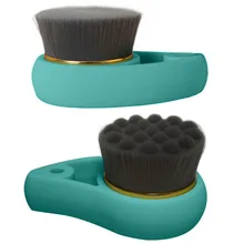 Мягкие из черного бамбукового угля щетка для чистки лица Уход за кожей глубокая чистка пор массаж глубоко очиститель для лица инструмент