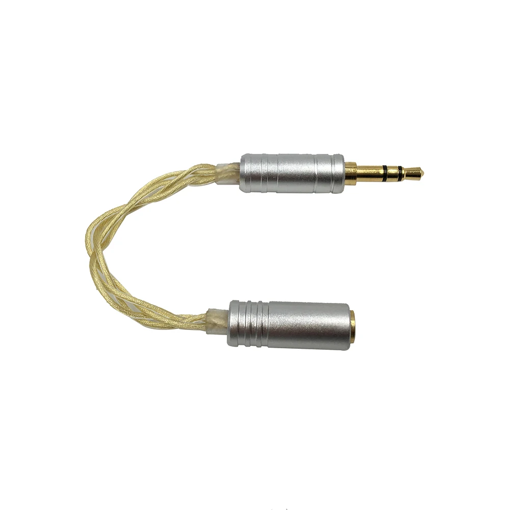 2 5mm Socket to 3 5mm Jack Earphone Cable Jack Male to TRRS Female Audio Adapter Cable for 2 5mm Balanced Earphones Headphone