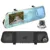 HGDO 4.3 pollice Auto DVR 1080 p Dual telecamere di Retrovisione della macchina fotografica Dell’automobile Video Recorder Anti-glare Specchio Dash cam Auto Registrator