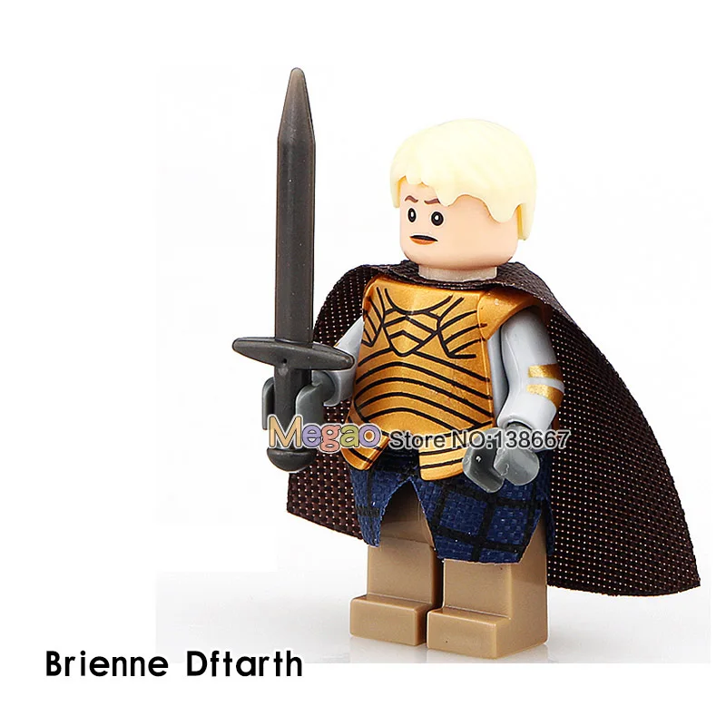 

Single sale Super Heroes Game of Thrones Brienne Dftarth PG934 khal Drogo Building Blocks Best Children Gift Toys
