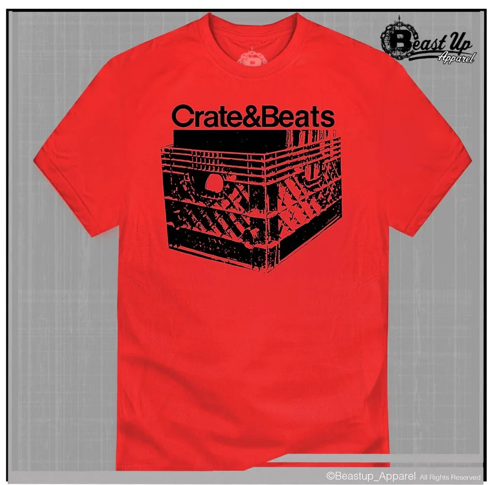 Мужская футболка в стиле хип-хоп Crate &amp Beats Классическая 1200 шт. 2019 | одежда