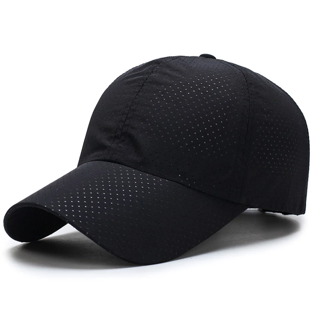 TOHUIYAN, модная летняя бейсболка для мужчин, дышащие сетчатые шапки для женщин, одноцветная бейсболка, солнцезащитная Кепка s Gorras Casquette - Цвет: Black
