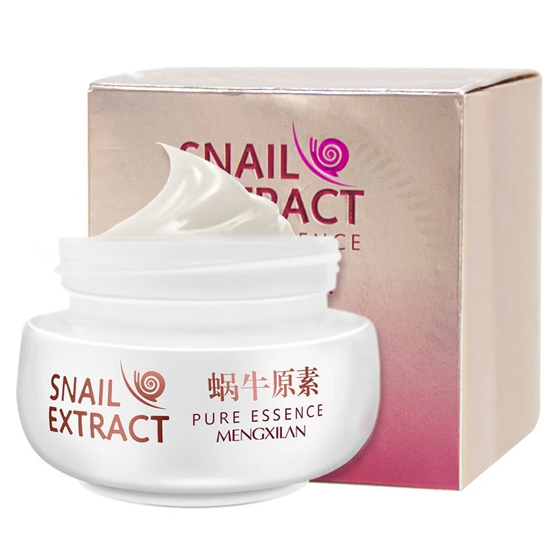 Pure Natural Snails Extract Moisturizing Face Cream Replenishing Water Nourishing Firming Skin