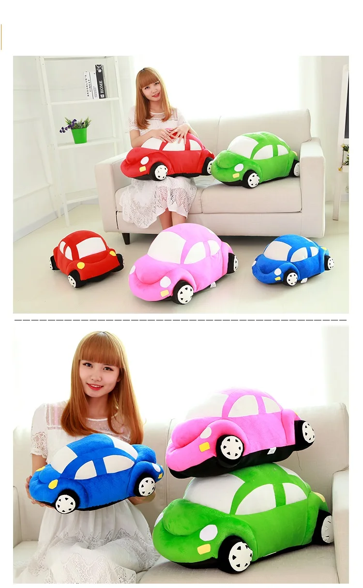 Плюшевый автомобиль игрушки 35 см дети и подушка для девочек безопасные игрушки для младенцев и маленьких детей