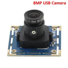 ELP 2,8 мм широкоугольный объектив 8 мегапикселей HD USB 2,0 веб-камера сканер HD