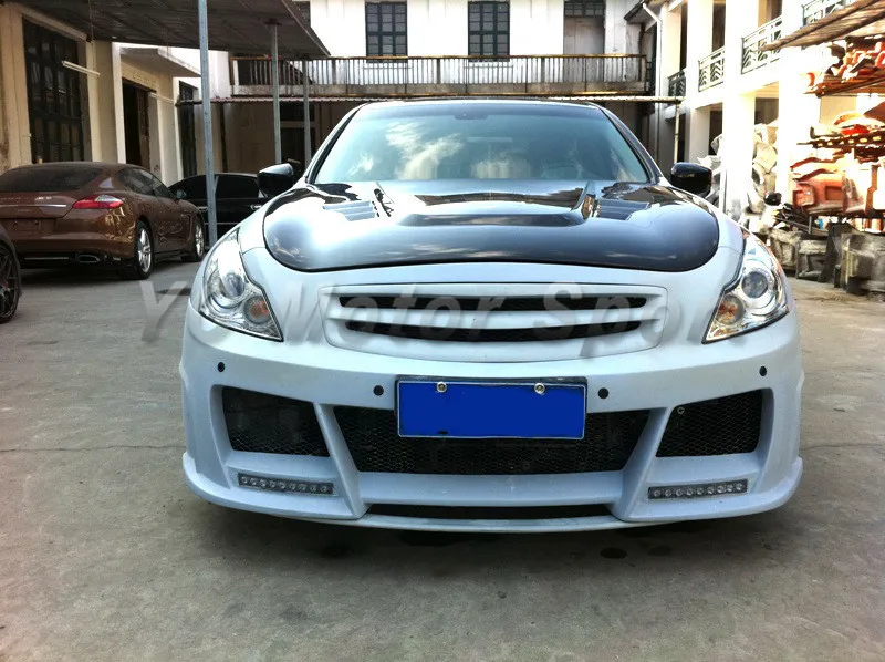 2010-2013 Infiniti G25 G37 4D Sedan Elite Style Front Bumper FRP (13)