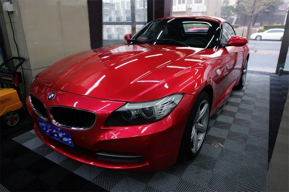  Glossy Candy Car Vinyl Wrap Film Ultra Gloss Metallic Car Wrapping Foil Vehicle Sticker Bike Comput
