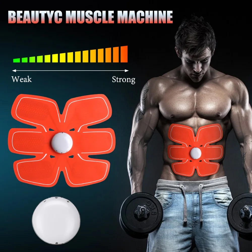 Wireless Muscle Stimulator EMS Stimulation Body Slimming Beauty Machine Abdominal Muscle Exerciser Training Device Body Massager Wireless Muscle Stimulator EMS Stimulation Body Slimming Beauty Machine Abdominal Muscle Exerciser Training Device Body Massager