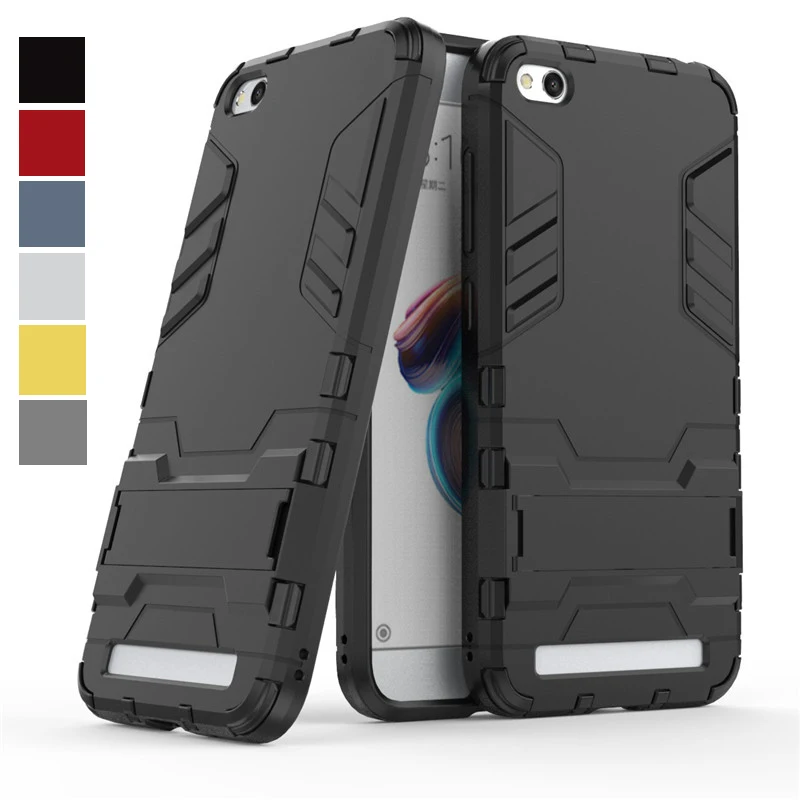 

For Xiaomi Redmi 5A Protective Case Silicone + Plastic Shockproof Back Cover For Xiomi Redmi 5A Hard PC Armor Phone Cases