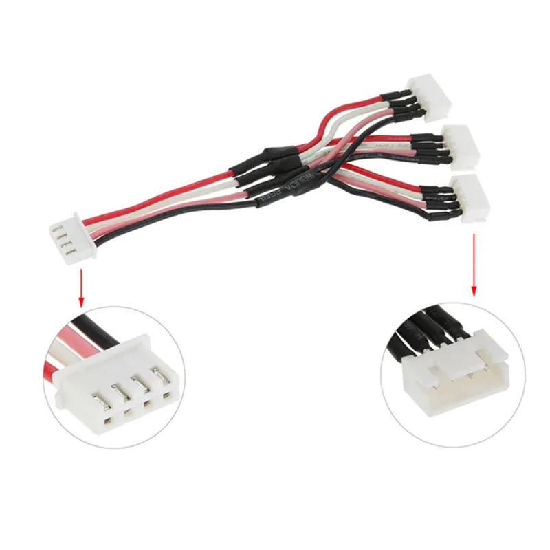 

11.1V 3S 3 In 1 Cable for 11.1V 3S Lipo Battery CX-20 X380 RC Quadcopter Drone Helicopter Car Boat Toy Frsky Transmitter Battery
