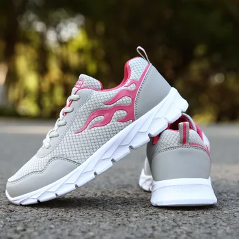 

New Design Spring Autumn Men's Outdoor Sneakers Breathable Black Red White Boys Sport Running Shoes Youth Anti-slip Flats Shoes