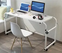 120*45 см портативный прикроватный стол для ноутбука Mutil-Purpose Rremovable компьютерный стол ленивый ноутбук стол детский Рабочий стол с колесами