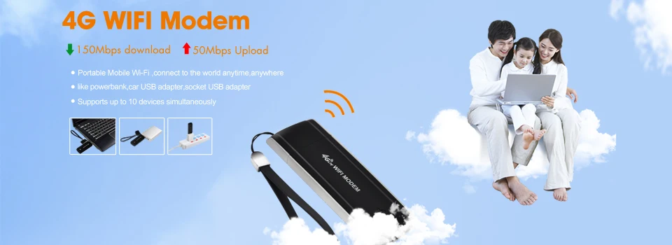 4G LTE Wifi роутер 150 Мбит/с Мобильная точка доступа USB модем Ulocked WCDMA UMTS 3g 4G USB широкополосный Wi-Fi роутер ключ