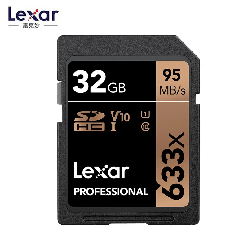 Original!!! Lexar 32GB SDHC Card U1 64GB 128GB 256GB U3 SD Card SDXC Memory Card C10 95M/s 633x For 1080p 3D 4K video Camera Original!!! Lexar 32GB SDHC Card U1 64GB 128GB 256GB U3 SD Card SDXC Memory Card C10 95M/s 633x For 1080p 3D 4K video Camera