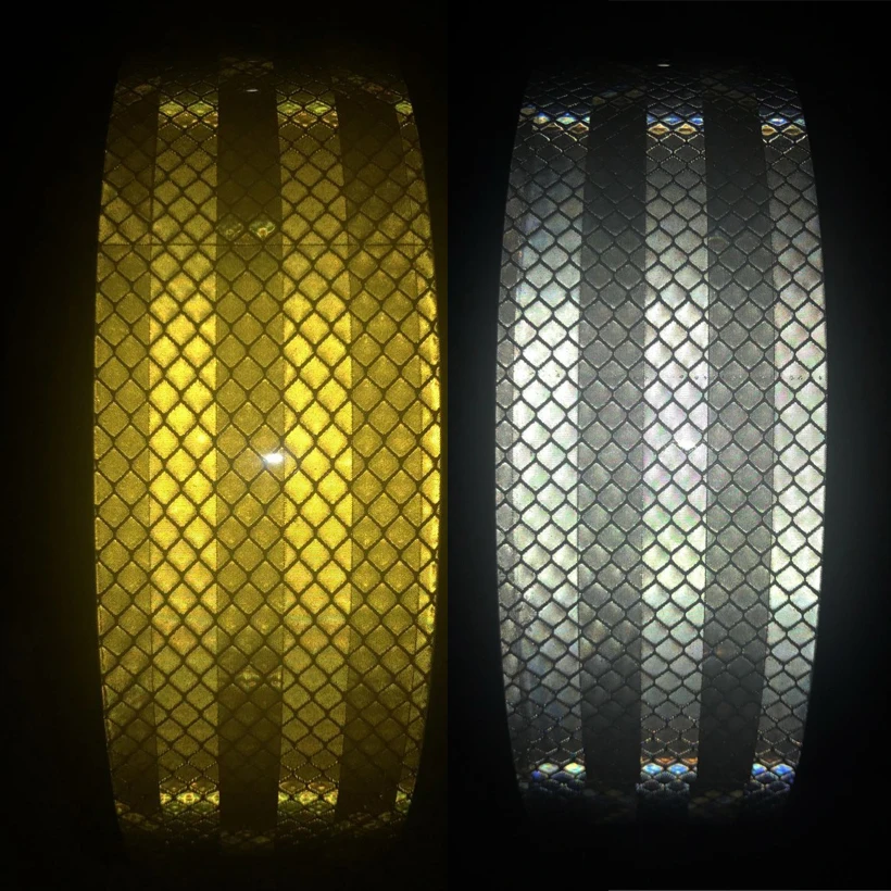 Светоотражающие полосы 5 см x 3 м, автомобильные наклейки, автомобильный Стайлинг, украшение для мотоцикла, предупреждающая клейкая лента для автомобилей