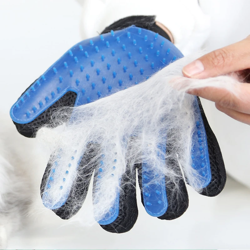 2018 New Pet Deshedding Gloves Pet Cat Dog Grooming Cleaning Gloves