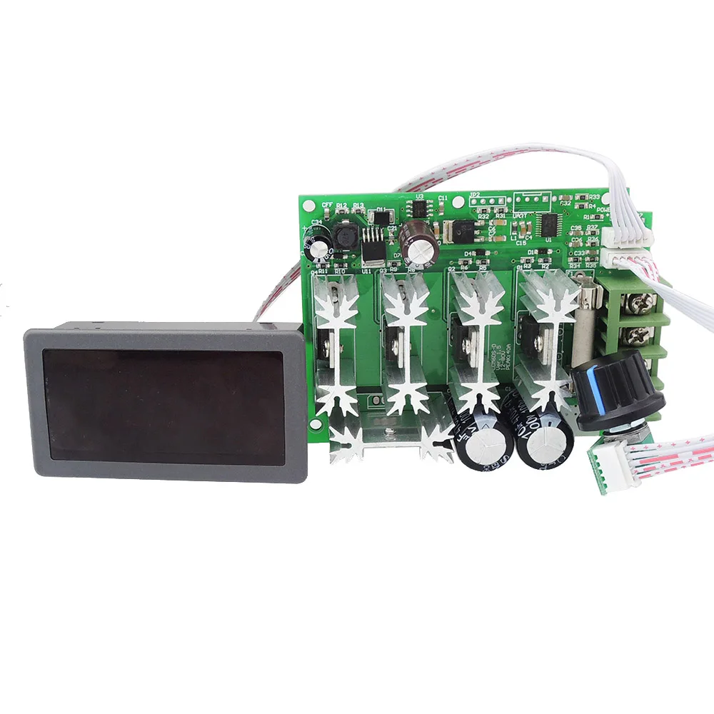 

Free shipping Wholesale High Power 12V-80V DC 30A LED Digital Display PWM Control HHO RC Motor Speed Controller w/ display