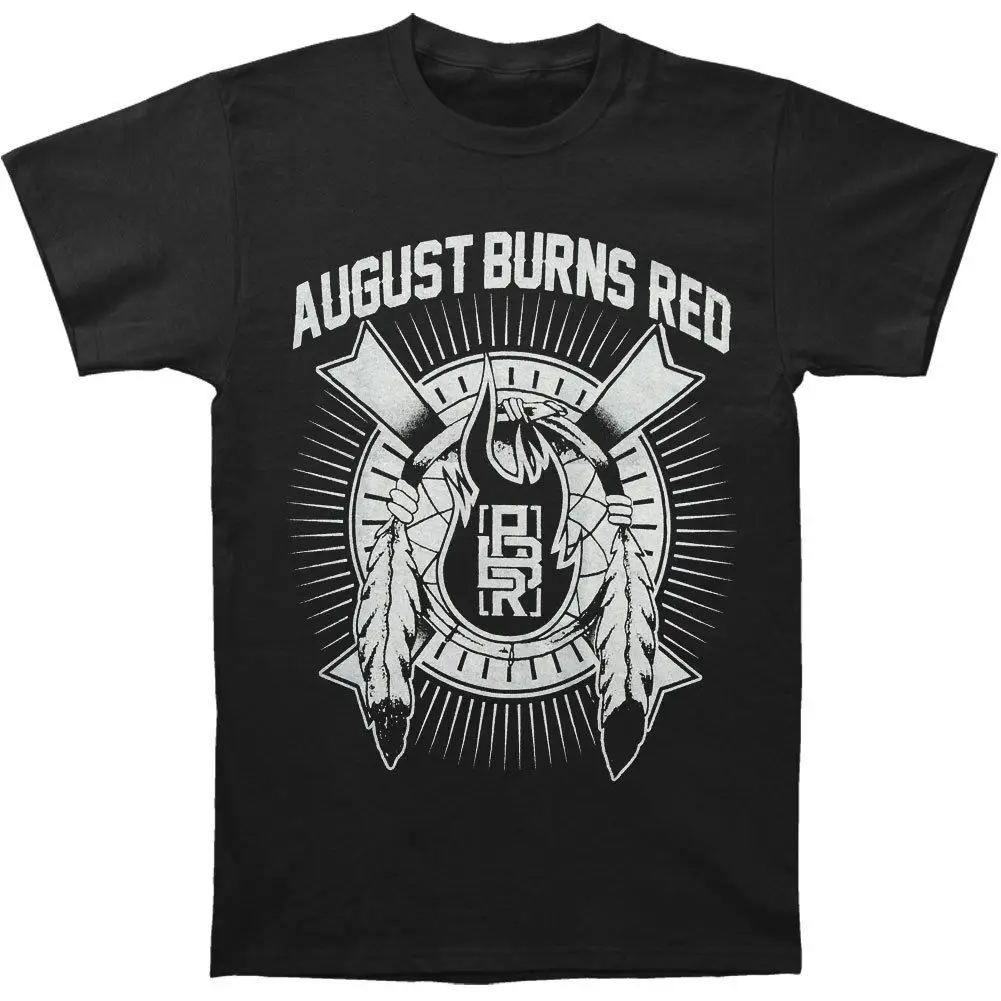August Burns Red Men's Eagle Slim Fit T-shirt Black 100% Cotton Short Sleeves Tee Shirts top tee Cheap Sale 100 % | Мужская одежда